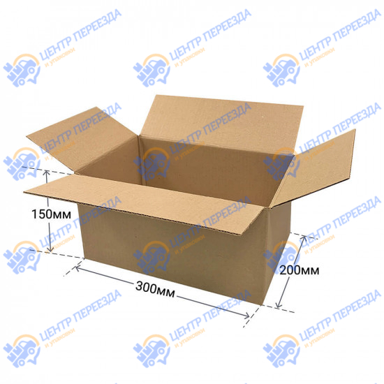 Картонная коробка 300*200*150 мм / Гофрокороб 300*200*150 мм - T22B