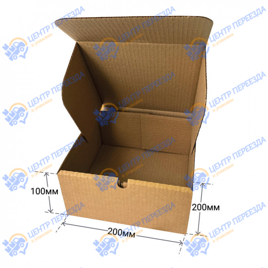 Гофрокороб самосборный 200*200*100 мм Т-22B FEFCO 0470