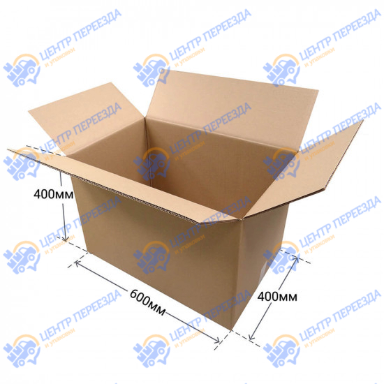 Гофрокороб 600*400*400 мм - пятислойный, профиль ВЕ
