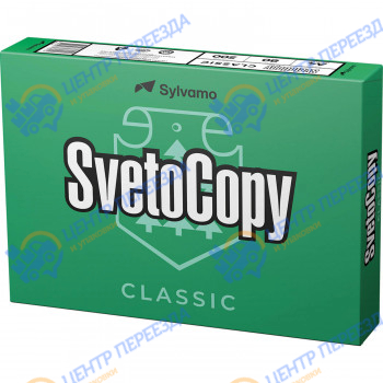 Бумага офисная А4, 80 г/м2, 500 л., марка С, SVETOCOPY CLASSIC, Россия